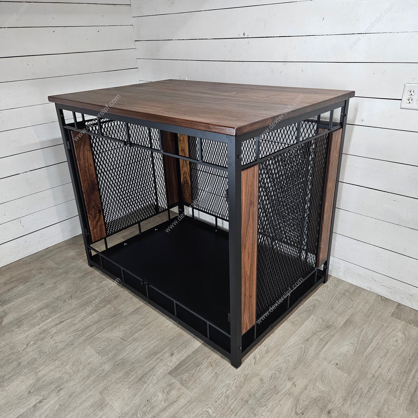 Raven XXX-Large Dog Crate Furniture | Modern XXL Dog Kennel with Industrial Design