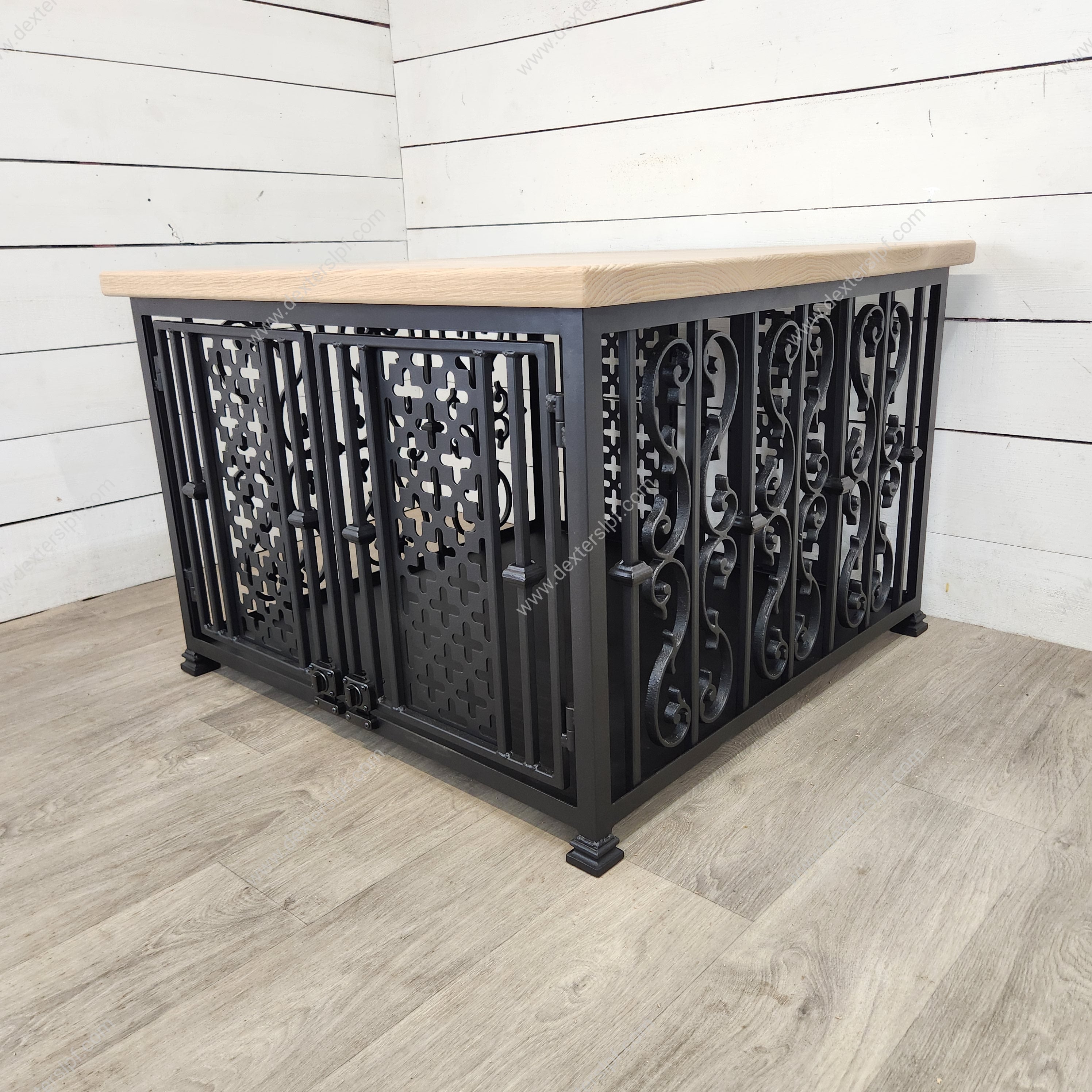 Stunning Elegance Custom Dog Crate For Furniture image