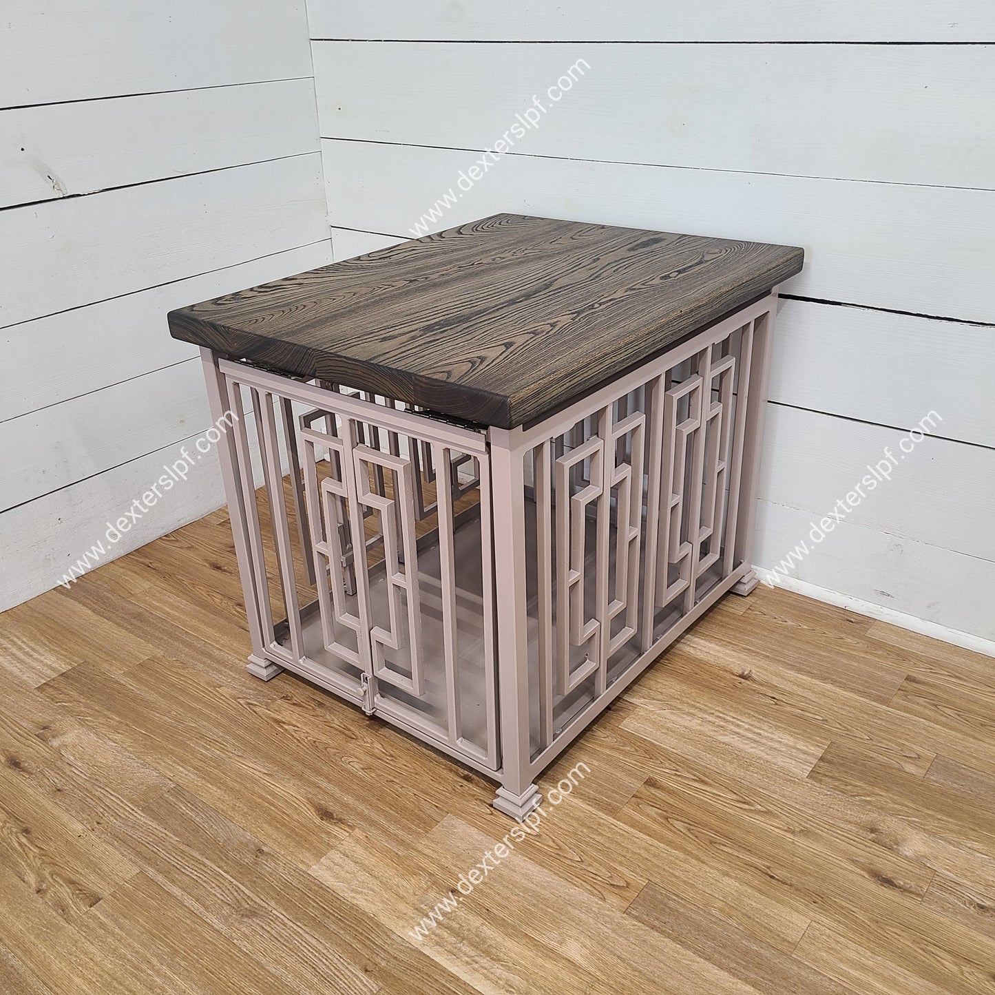 Layla Small Modern Dog Crate, Dog Crate Furniture, Dog Kennel Furniture, Dog Crate End Table, Dog Crate Table
