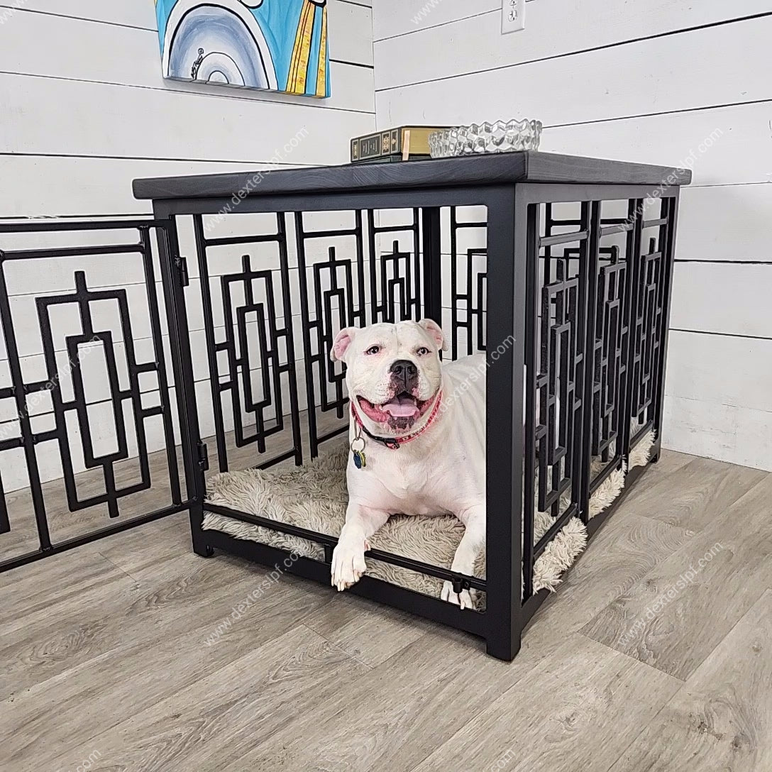 The Raven Large Dog Crate Furniture