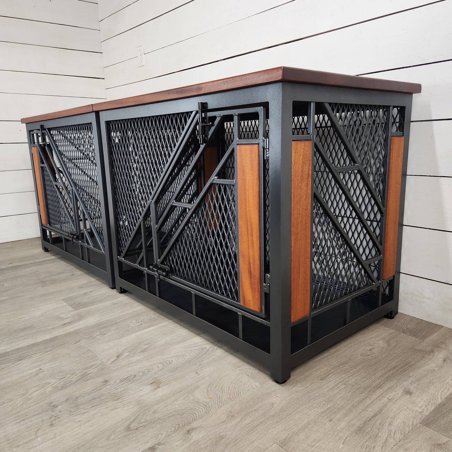 Remy Large Set | Modern Dog Crate Furniture | Dog Crate Table | Dog Kennel Furniture | Dog Crate End Table