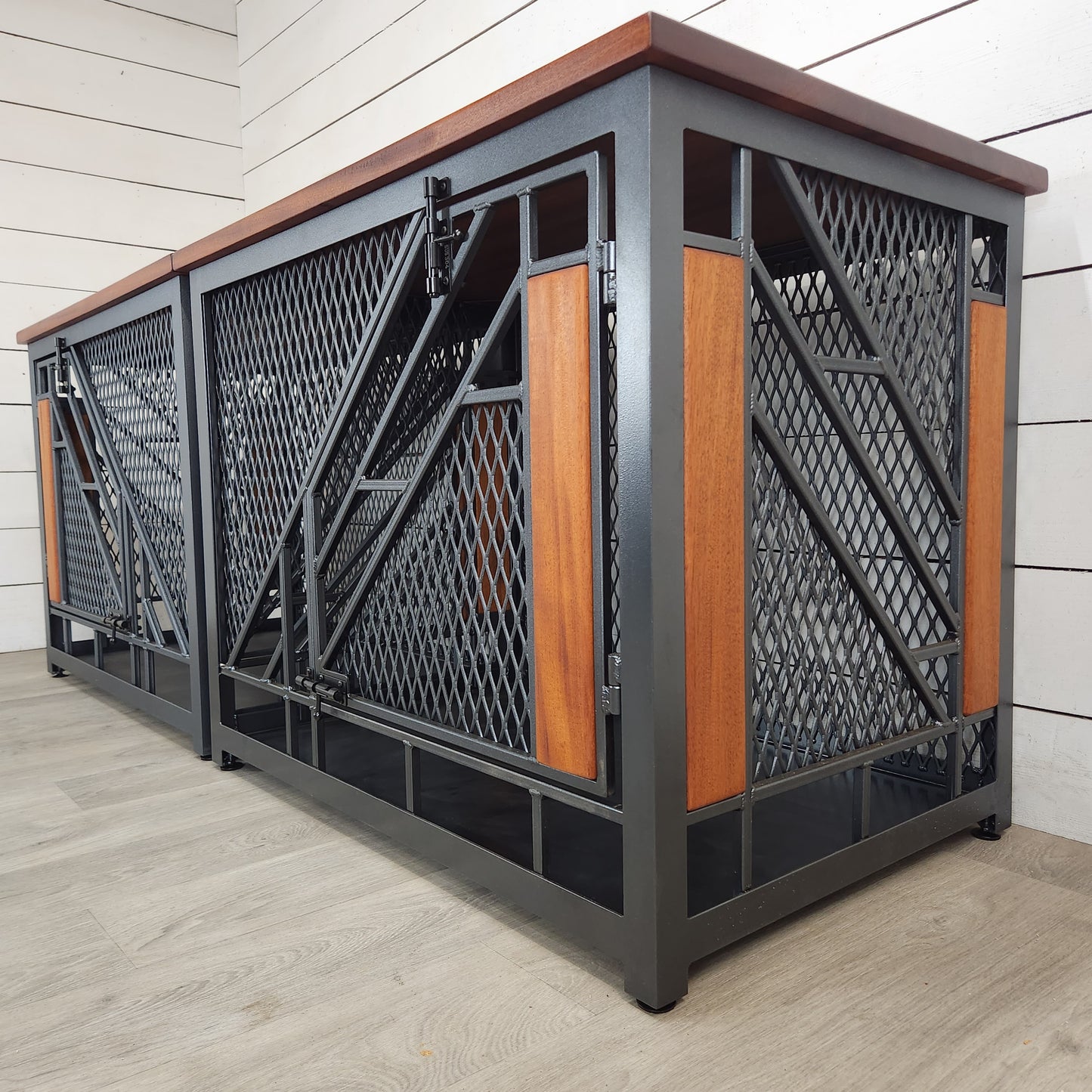 Remy Large Set | Modern Dog Crate Furniture | Dog Crate Table | Dog Kennel Furniture | Dog Crate End Table