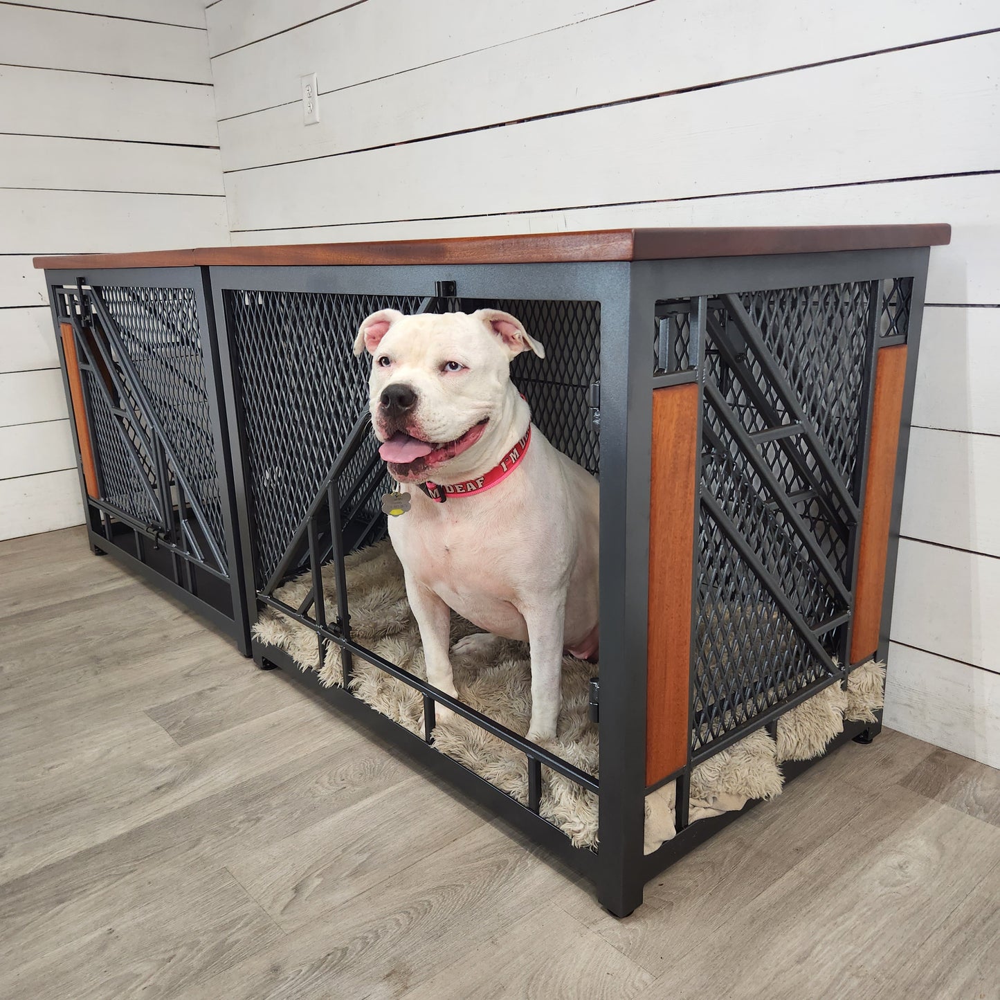 Remy Large Set | Modern Dog Crate Furniture | Dog Crate Table | Dog Kennel Furniture | Dog Crate End Table