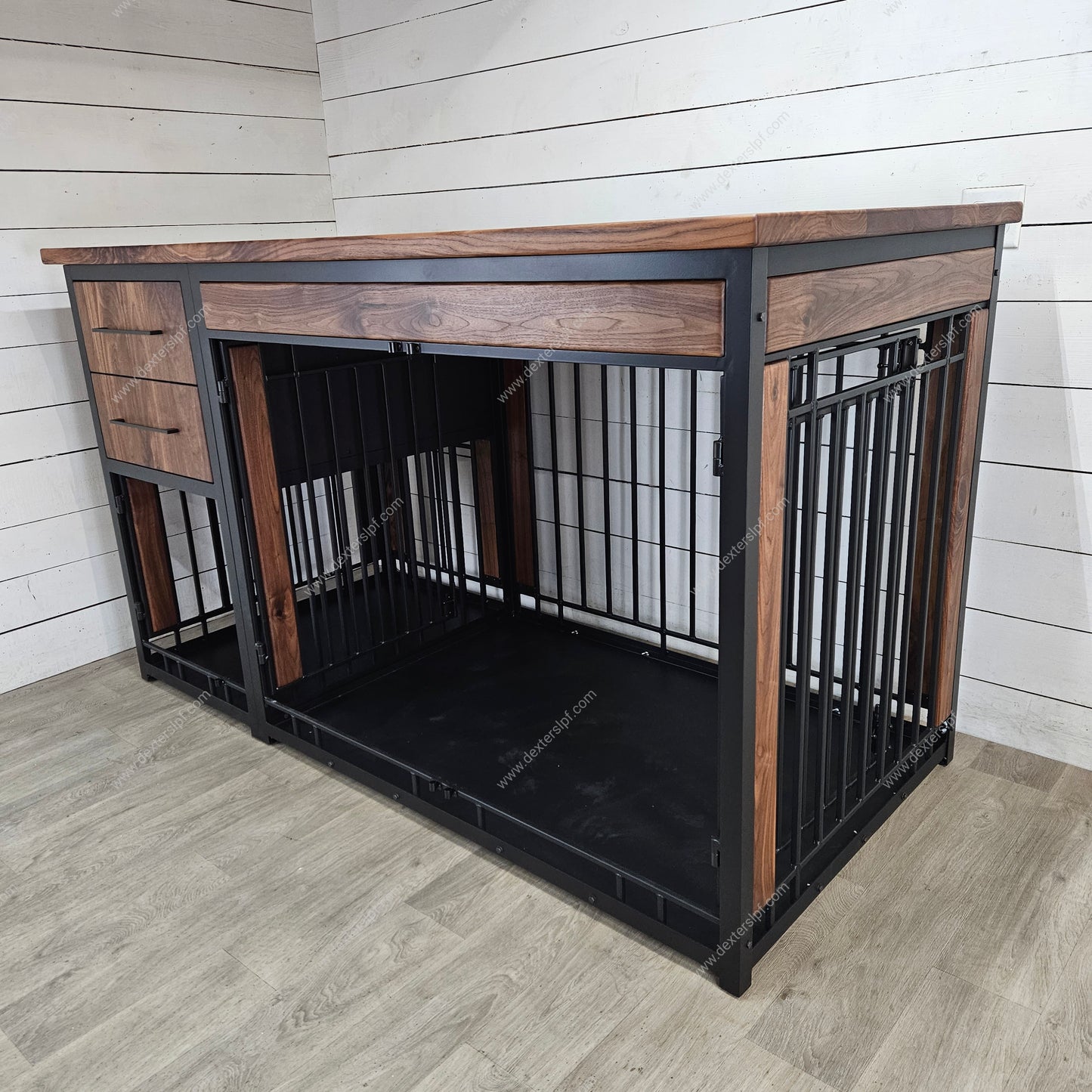 Tubby XXXLarge + Large Combo Dog Crate Furniture | Double Dog Crate