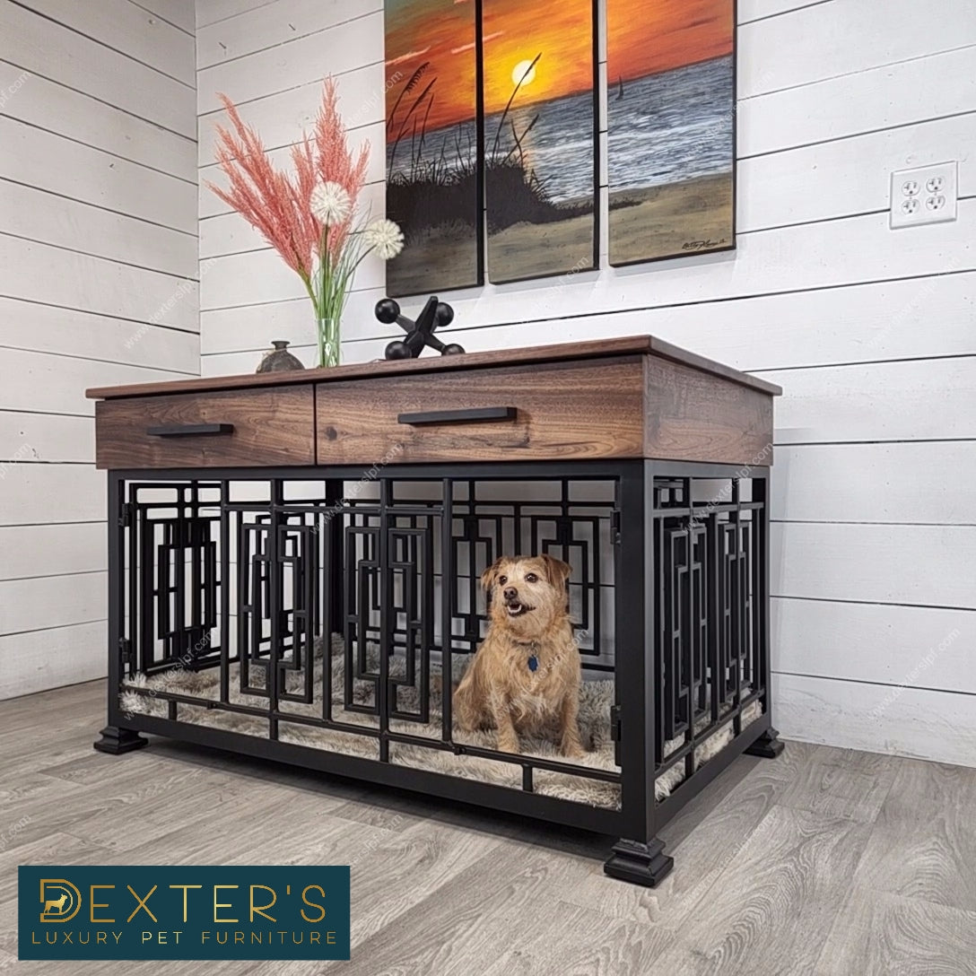 Custom dog shops crate furniture