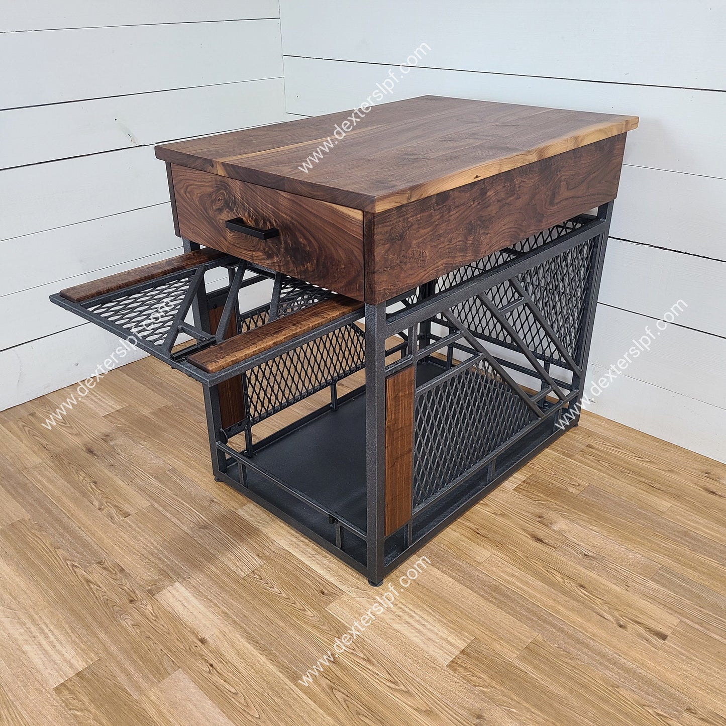 Remy Medium Dog Crate | Modern Dog Crate End Table