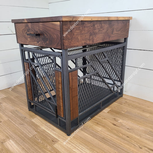 Remy Medium Dog Crate | Modern Dog Crate End Table