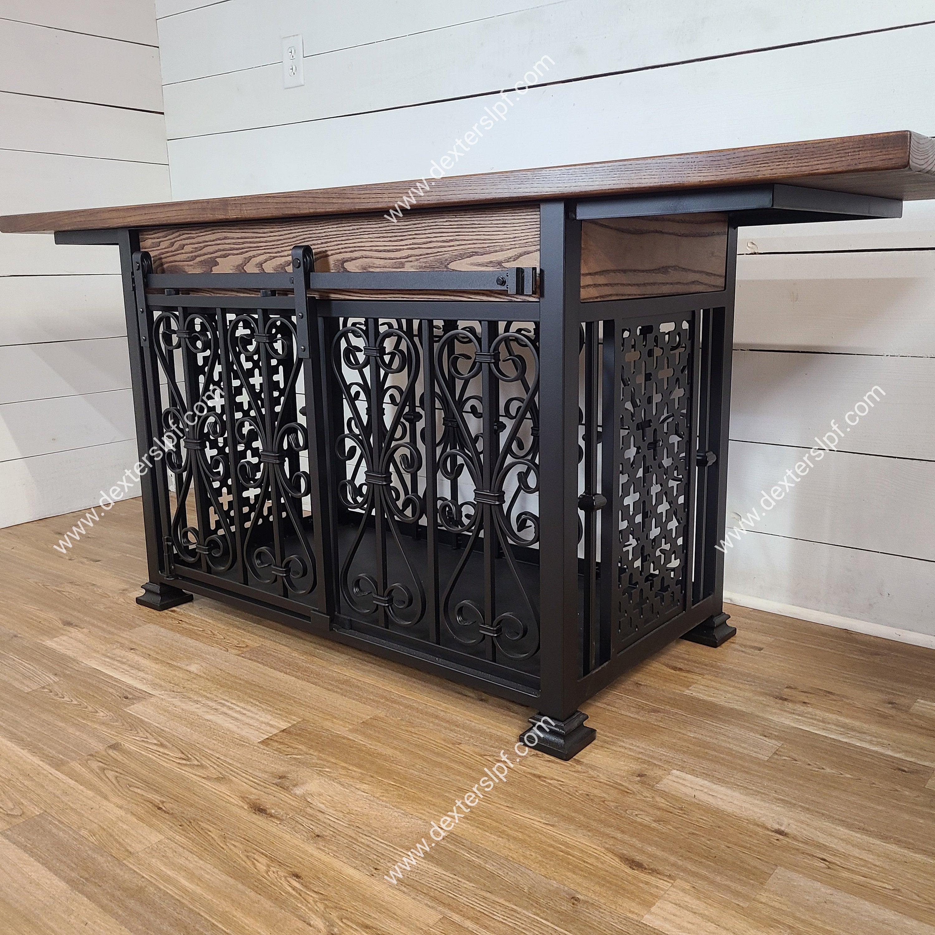 Large dog crate table best sale