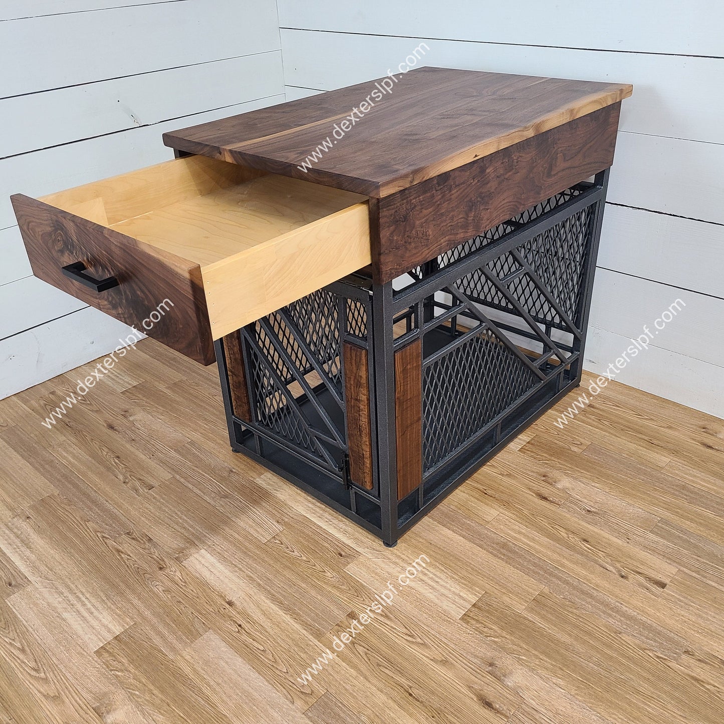 Remy Medium Dog Crate | Modern Dog Crate End Table