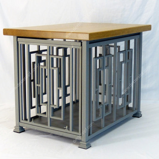 Modern Dog Crate, Layla Small, Dog Crate Table,  Dog Crate Furniture, Dog Kennel Furniture, Dog Crate End Table